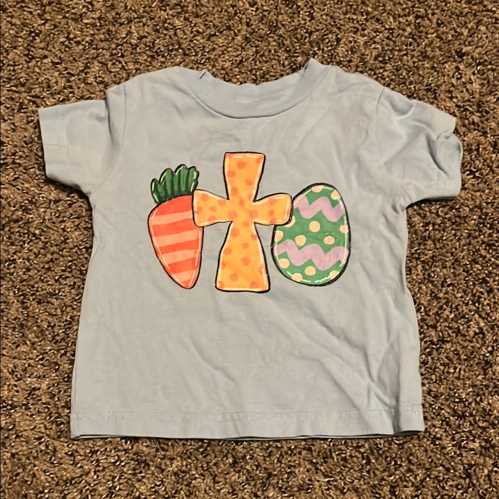 Kids Light Blue Graphic T-Shirt